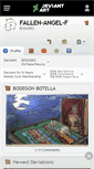 Mobile Screenshot of fallen-angel-f.deviantart.com