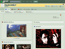 Tablet Screenshot of fallen-angel-f.deviantart.com