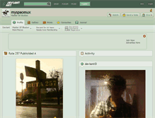 Tablet Screenshot of myspacesux.deviantart.com