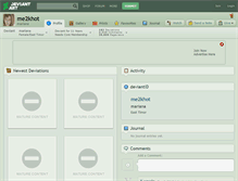 Tablet Screenshot of me2khot.deviantart.com