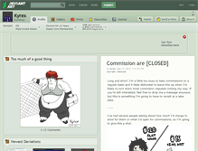 Tablet Screenshot of kyrex.deviantart.com