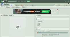 Desktop Screenshot of lineangel.deviantart.com