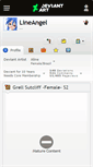 Mobile Screenshot of lineangel.deviantart.com