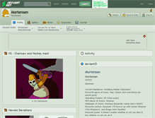 Tablet Screenshot of mortensen.deviantart.com