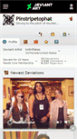 Mobile Screenshot of pinstripetophat.deviantart.com