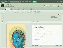 Tablet Screenshot of empcharles.deviantart.com