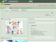 Tablet Screenshot of mafbanana.deviantart.com
