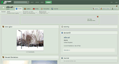 Desktop Screenshot of elle-art.deviantart.com