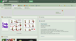 Desktop Screenshot of pixel-queen.deviantart.com