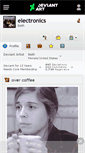Mobile Screenshot of electronics.deviantart.com