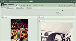 Desktop Screenshot of keeponbreathing.deviantart.com