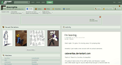 Desktop Screenshot of dnecrophia.deviantart.com
