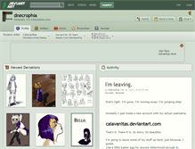 Tablet Screenshot of dnecrophia.deviantart.com