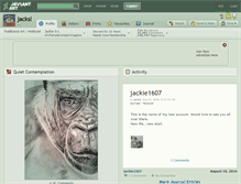 Tablet Screenshot of jacksl.deviantart.com