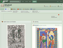 Tablet Screenshot of behydezell.deviantart.com