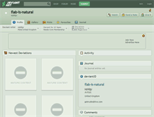 Tablet Screenshot of flab-is-natural.deviantart.com