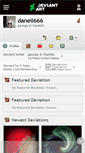 Mobile Screenshot of daneil666.deviantart.com