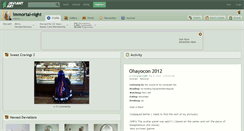 Desktop Screenshot of immortal-night.deviantart.com