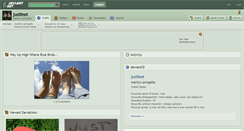 Desktop Screenshot of justfeet.deviantart.com