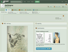 Tablet Screenshot of kachimaroo.deviantart.com