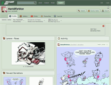Tablet Screenshot of manidiforbice.deviantart.com
