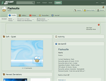 Tablet Screenshot of flashouille.deviantart.com