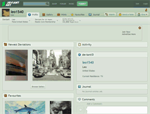 Tablet Screenshot of leo1540.deviantart.com