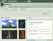 Tablet Screenshot of digitalsyntax.deviantart.com