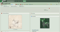 Desktop Screenshot of krystalemerald.deviantart.com
