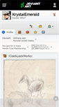 Mobile Screenshot of krystalemerald.deviantart.com