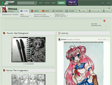 Tablet Screenshot of mimuza.deviantart.com