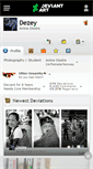 Mobile Screenshot of dezey.deviantart.com