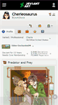 Mobile Screenshot of cherieosaurus.deviantart.com