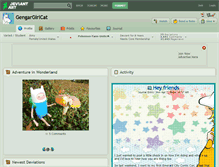 Tablet Screenshot of gengargirlcat.deviantart.com