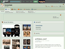 Tablet Screenshot of lovexohate.deviantart.com