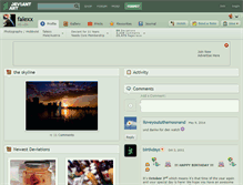 Tablet Screenshot of falexx.deviantart.com
