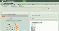 Desktop Screenshot of gimme-points-please.deviantart.com
