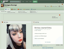 Tablet Screenshot of bretagne-revenge.deviantart.com