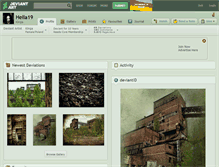 Tablet Screenshot of hella19.deviantart.com
