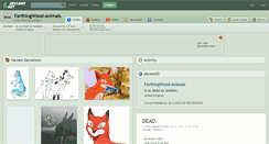 Desktop Screenshot of farthingwood-animals.deviantart.com