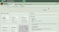 Desktop Screenshot of luluxoria.deviantart.com