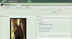 Desktop Screenshot of equine123.deviantart.com