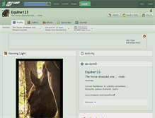 Tablet Screenshot of equine123.deviantart.com