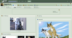 Desktop Screenshot of dragonfire16.deviantart.com