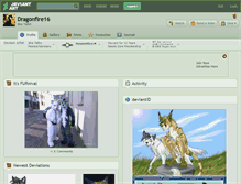 Tablet Screenshot of dragonfire16.deviantart.com