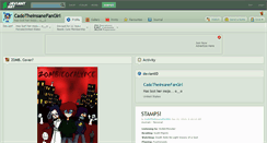 Desktop Screenshot of cadotheinsanefangirl.deviantart.com
