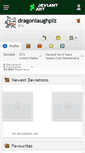 Mobile Screenshot of dragonlaughplz.deviantart.com