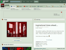 Tablet Screenshot of jaydd.deviantart.com