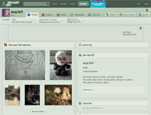 Tablet Screenshot of ana369.deviantart.com