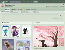Tablet Screenshot of cameronirving.deviantart.com